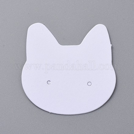 Cartes d'affichage de boucles d'oreilles en carton CDIS-L003-C01-A-1