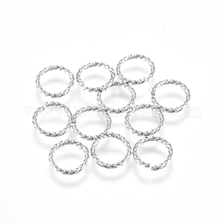304 anillos de salto retorcidos de acero inoxidable STAS-G225-10P-02-1