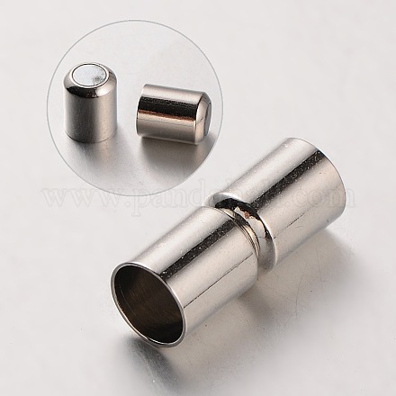 Alloy Magnetic Clasps KK-A132-A7mm-P-1