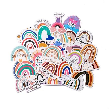 Set di adesivi di carta arcobaleno cartone animato DIY-M031-45-1