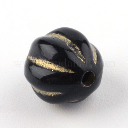 Perles acryliques de placage rond PACR-Q102-49B-1