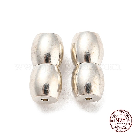 925 стерлингового серебра винтовые застежками STER-K175-03S-1