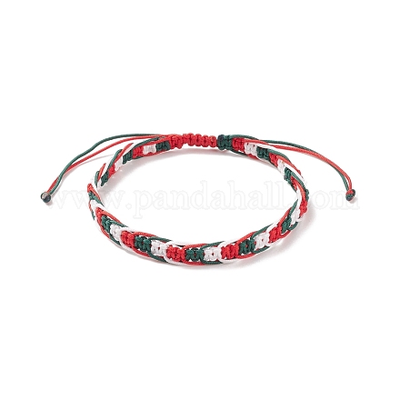 Bracelet cordon tressé en nylon BJEW-TA00138-1