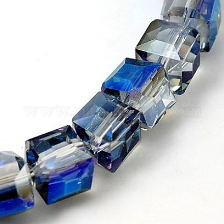 Electorplated Glass Beads EGLA-E006-3N-1