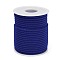 Nylon Threads, Milan Cords/Twisted Cords, Blue, 3mm, about 21.87 yards(20m)/roll