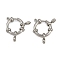 304 Stainless Steel Spring Ring Clasps, Stainless Steel Color, 16x5mm, Hole: 2.8mm