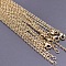 2MM Unisex 304 Stainless Steel Cable Chain Necklaces