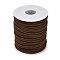 50 Yards Faux Suede Cord, Faux Suede Lace, for Jewelry Making, Coconut Brown, 2.5mm