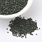 MIYUKI Delica Beads, Cylinder, Japanese Seed Beads, 11/0, (DB0327) Matte Metallic Dark Green Iris, 1.3x1.6mm, Hole: 0.8mm, about 10000pcs/bag, 50g/bag