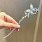 Alloy Hair Sticks, Hair Accessories for Women Girls, Butterfly, 180mm