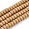 Handmade Polymer Clay Beads Strands, for DIY Jewelry Crafts Supplies, Flat Round, BurlyWood, 6~7x3mm, Hole: 1.5mm, about 113~116pcs/strand, 15.55 inch~16.14 inch(39.5~41cm)