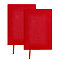 Elastic Cloth Book Cover, Rectangle, Dark Red, 325~330x172~180x1.4mm