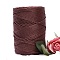 Chinlon Cloth Yarn, For Hand Knitting Thick Thread, Crochet Cloth Yarn, Coconut Brown, 4~5mm