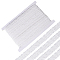 Polyester Ribbons, White, 1/2 inch(12mm), about 20.00 Yards(18.29m)/Skein