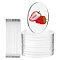 Transparent Acrylic Display Base, Circle Blank Discs, Clear, 50x4mm