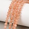 Natural Sunstone Beads Strands, Round, Grade AAA, 4.5~5mm, Hole: 0.7mm, about 42pcs/strand, 7.36''(18.7cm)
