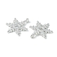 Christmas Snowflake Tibetan Style Alloy Pendants LF0353Y-NFS-2