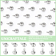 UNICRAFTALE 100pcs Rondelle Bail Beads Stainless Steel Hanger Links Rondelle Beads Bail Beads Hanger Connector Links for Pendant European Jewelry Making STAS-UN0005-52-5