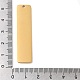 イオンメッキ304ステンレス鋼ペンダント  空白タグのスタンプ  長方形のチャーム  ゴールドカラー  50x12x1.5mm  穴：1.8mm STAS-K270-29C-G-3