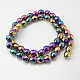 Magnetic Synthetic Hematite Beads Strands G-S043-1-2