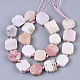 Natural Pink Opal Beads Strands G-N326-08-2