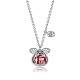 925 Sterling Silver Pendant Necklaces NJEW-BB35324-P-6