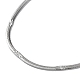 304 collane con catena a serpente piatta in acciaio inossidabile da donna NJEW-D058-04P-2