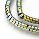 Electroplate Non-magnetic Synthetic Hematite Bead Strands G-I208-15-C-2