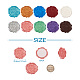 20Pcs 10 Colors Adhesive Wax Seal Stickers DIY-TA0003-45-3