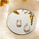 SHEGRACE Rhodium Plated 925 Sterling Silver Huggie Hoop Earrings JE908A-2