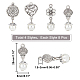 Arricraft 32 pcs pendentifs en perles acryliques FIND-AR0003-38-2