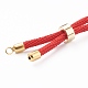 Fabricación de collar de cordón de nailon trenzado MAK-A017-E-4