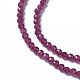 Fili di perline naturali di corindone rosso / rubino X-G-F596-11-2mm-3