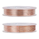 Benecreat 3 hebras de alambre de cobre para manualidades CWIR-BC0008-0.3mm-R-3