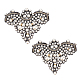 2 pezzo di feltro cucito su accessori per ornamenti DIY-FG0004-33A-1