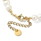 Braccialetti da donna con fiori di perle naturali e perline di conchiglia BJEW-TA00420-4