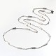 304 Stainless Steel Cable Chain Necklaces NJEW-M136-13P-2