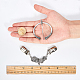 GORGECRAFT 4pcs Viking Brooches Vintage Scarf Cloak Shawl Penannular Brooch for Women Girls Decorative Clothes Costume Accessories JEWB-GF0001-02-3