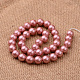 Chapelets de perles de rocaille polie de grade A BSHE-M027-6mm-13-2