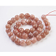 Chapelets de perles de sunstone naturelle naturelles G-F568-022-10mm-2
