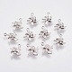 Brass Micro Pave Cubic Zirconia Charms KK-A144-041P-1