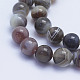 Chapelets de perles en agate naturelle du Botswana G-L478-41-10mm-2