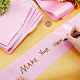 CRASPIRE 8PCS Blank Satin Sash Pink Writable Shoulder Straps 3.7inch Wide DIY Pageant Sash for Birthday AJEW-CP0001-69D-3