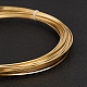 Benecreat alambre de cobre cuadrado de 18 calibre / 1 mm alambre de latón amarillo medio duro (1x1 mm) para hacer anillos KK-WH0034-34G-02-4