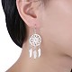 Boucles d'oreilles avec pendentif en laiton EJEW-BB26479-7