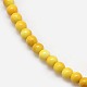 Synthetic Fossil  Round Beads Strands G-L029-3mm-03-2