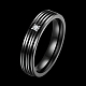 Regali di san valentino anelli per coppia in acciaio al titanio con zirconi cubici per donna RJEW-BB16464-8B-2