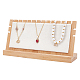 Nbeads Bamboo Necklace Display Stands CON-NB0002-08-1