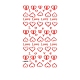 Valentinstag 5d liebe nail art sticker decals MRMJ-R109-Z-D4379-1