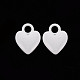 Spray Painted Alloy Charms PALLOY-Q433-032J-RS-1